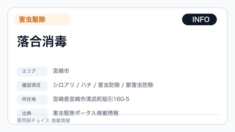 落合消毒の掲載画像