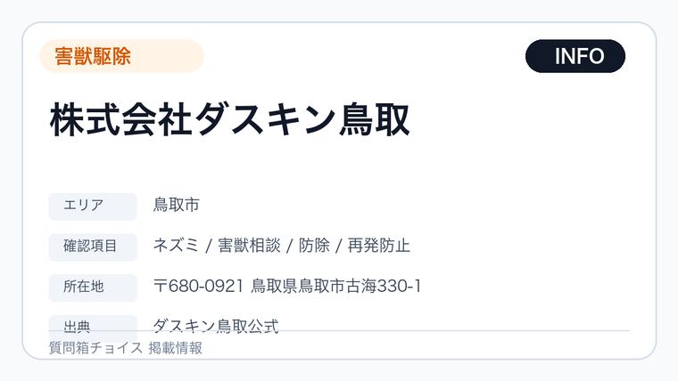 株式会社ダスキン鳥取の掲載画像