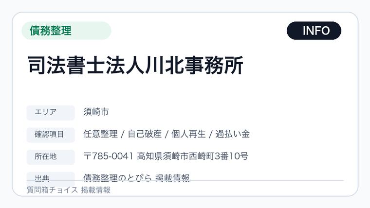 司法書士法人川北事務所の掲載画像