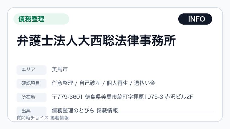 弁護士法人大西聡法律事務所の掲載画像