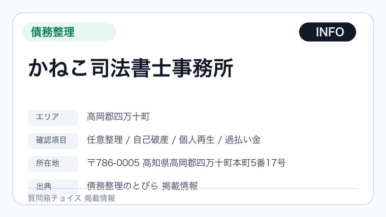 かねこ司法書士事務所の掲載画像