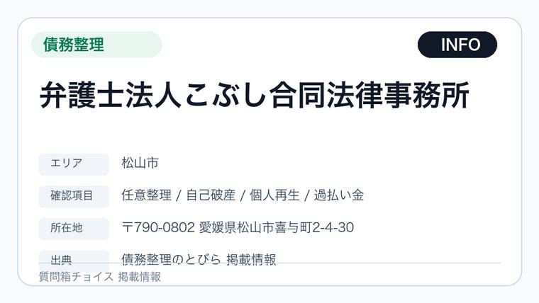 弁護士法人こぶし合同法律事務所の掲載画像