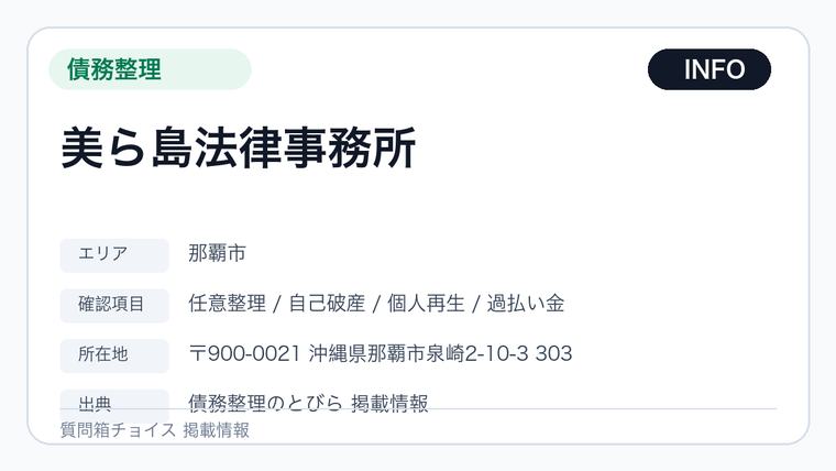 美ら島法律事務所の掲載画像