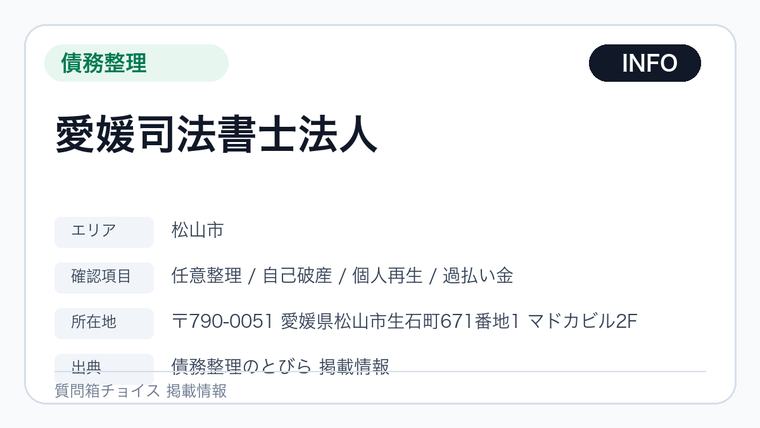 愛媛司法書士法人の掲載画像