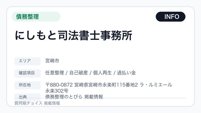 にしもと司法書士事務所の掲載画像