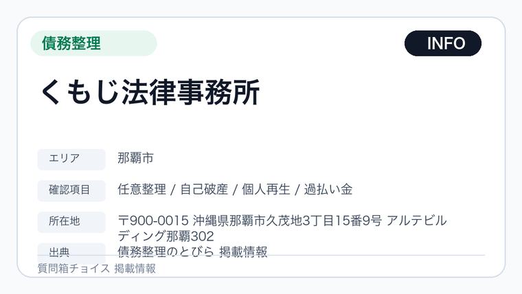 くもじ法律事務所の掲載画像