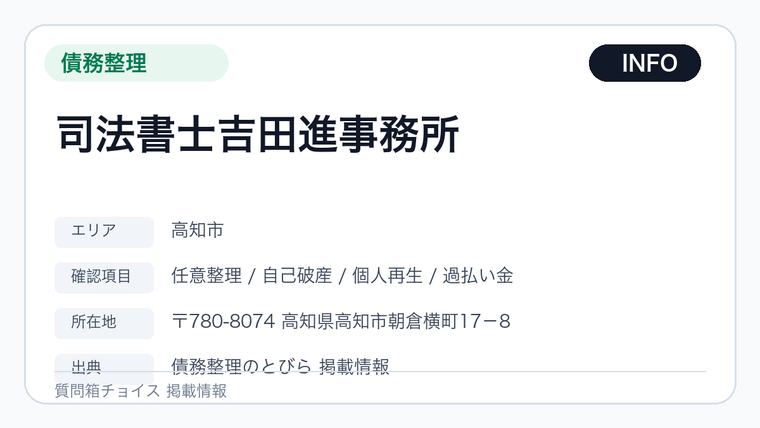 司法書士吉田進事務所の掲載画像